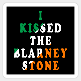 I Kissed the Blarney Stone Sticker